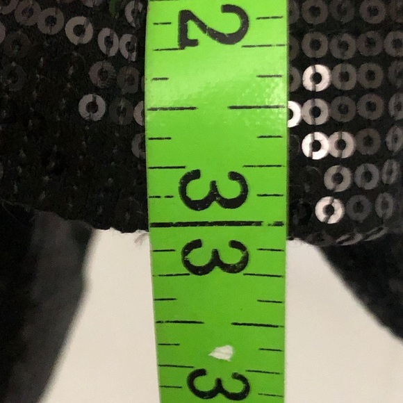 - Womens Black Sequins Dress. Extra Small. Like New. Stretchy. 12” pit to … - Picture 4 of 8